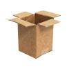 Caja Kraft de Cartón Ondulado Simple de 3x3x4 cm