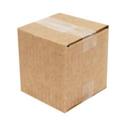 4,5x4,5x4,5x4,5 cm Caja Kraft de Cartón Ondulado Simple