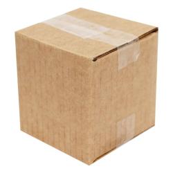 Caja Kraft de Cartón Ondulado Simple de 5x5x5 cm