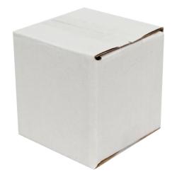 Caja Blanca de Cartón Ondulado Simple de 5x5x5 cm
