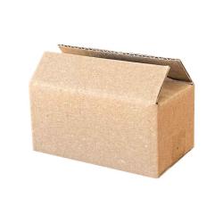 6,5x3,5x3,5x3 cm Caja Kraft de Cartón Ondulado Simple