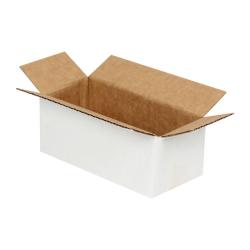 8,5x3,5x3,5x3 cm Caja Blanca de Cartón Ondulado Simple