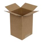 10x10x16 cm Caja Kraft de Cartón Ondulado Simple