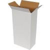 14x8x27 cm Caja Individual de Cartón Ondulado Blanco