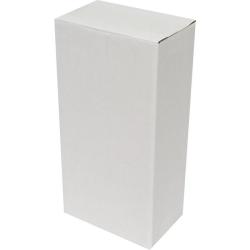 14x8x27 cm Caja Individual de Cartón Ondulado Blanco