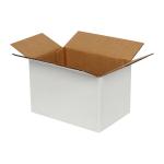 15x10x10 cm Caja Blanca de Cartón Ondulado Simple