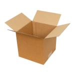 15x15x15 cm Caja Kraft de Cartón Ondulado Simple