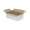 20x15x10 cm Caja Blanca de Cartón Ondulado Simple