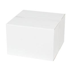 30x30x20 cm Caja Blanca de Cartón Ondulado Simple