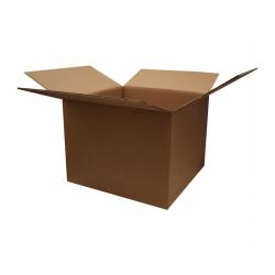 Caja de Cartón Kraft Ondulado Doble de 50x50x40 cm