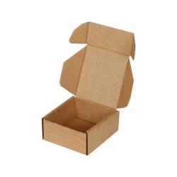 10x10x4,5 cm Caja Kraft Preparada