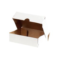 14x10x4 cm Caja Blanca para Envíos de Comercio Electrónico (4 Puntos)
