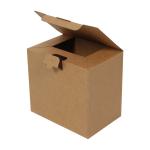 22x15x20 cm Caja Kraft Preparada