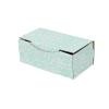 22,5x12x8 cm Caja Estampada Turquesa