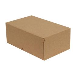25x20x10 cm Caja de Envío para Comercio Electrónico Kraft 4 Puntos