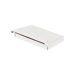 28x16x3,5 cm Caja Blanca Preparada Con Cerradura