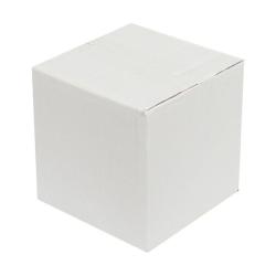 15x13x12 cm Caja Individual de Cartón Ondulado Blanco