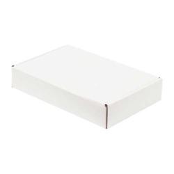 47x34x8 cm Caja Ziplock Doble Corrugada Blanca
