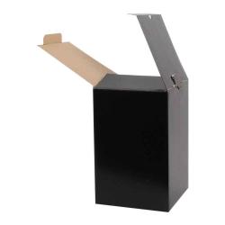 25x24x30,5 cm Caja de Cartón Negra
