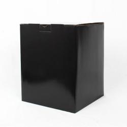 25x24x30,5 cm Caja de Cartón Negra
