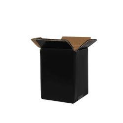 3x3x4 cm Paquete Negro Ondulado Simple