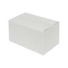 10x6x5 cm Paquete Cartón Blanco Ondulado Simple