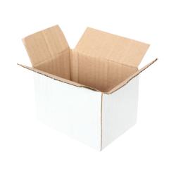 10x7x7 cm Paquete Blanco Doble Ondulado