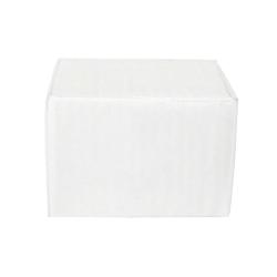 10x7x7 cm Paquete Blanco Doble Ondulado